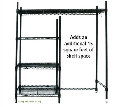 Suprima 53" H x 48" W x 18" D Adjustable Shelf Supreme