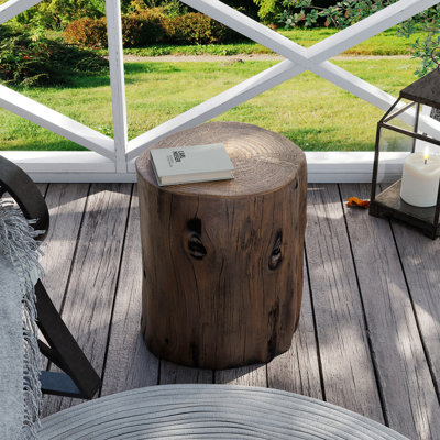Chariese 15'' Outdoor Concrete Side Table