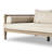 86'' Wide Teak Patio Sofa with Cushions