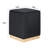 14.6-inch Square Velvet Ottoman-1635574395