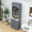 Grand garde-manger autoportant avec tiroirs de rangement et tablettes réglables-1373499713-1373499718