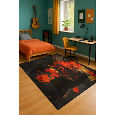 Tapis noir Mosso
