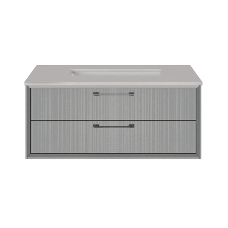 Gemelli 30'' W Single Stone Vanity Top, Polished White