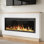 Foyer électrique 60 "avec manteau de cheminée, support pour 12 effets de flamme