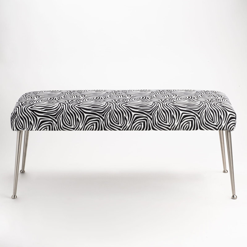 Adaire Velvet Upholstered Bench, H40 x W130 x D30cm