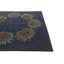 Tapis carré bleu marine