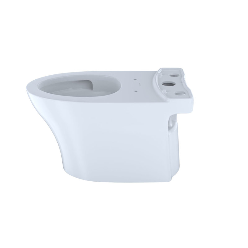 Aquia® IV Dual-Flush Elongated Two-Piece Toilet (Seat Included), Cotton, Left