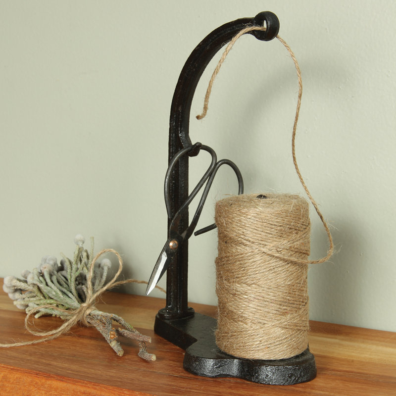 Hathorn Rustic Jute Twine  Dispenser