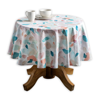 Summer Picnic Floral 100% Cotton Tablecloth