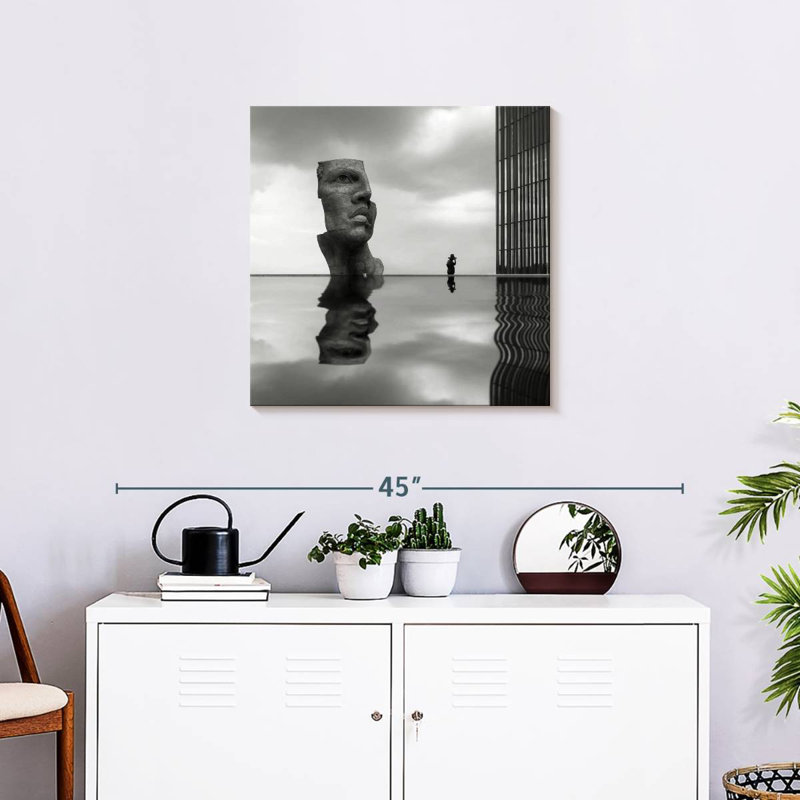Arney Face Reflection, 24" H x 24" W