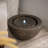  19.8 inches W Round Polyresin Indoor/Outdoor Sphere Water Fountain w/LED Light-1440566187