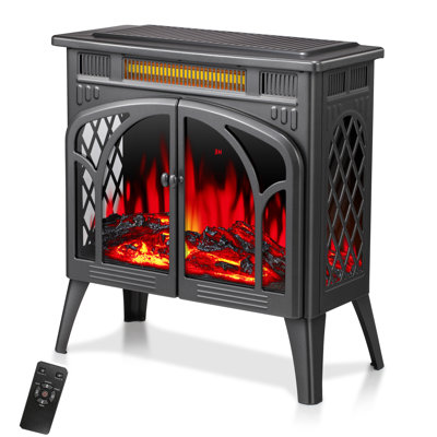  Foyer électrique 23,5 po l 500 W / 1500 W avec télécommande