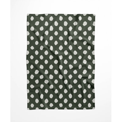 Large Dot Velveteen Fleece Blanket