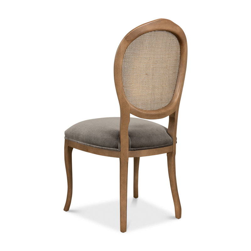 Banner Upholstered Dining Chair, Charcoal, Brown