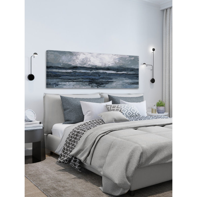 «Dark Vast Ocean III», reproduction sur toile tendue, H 15 po x l 45 po x P 1,5 po