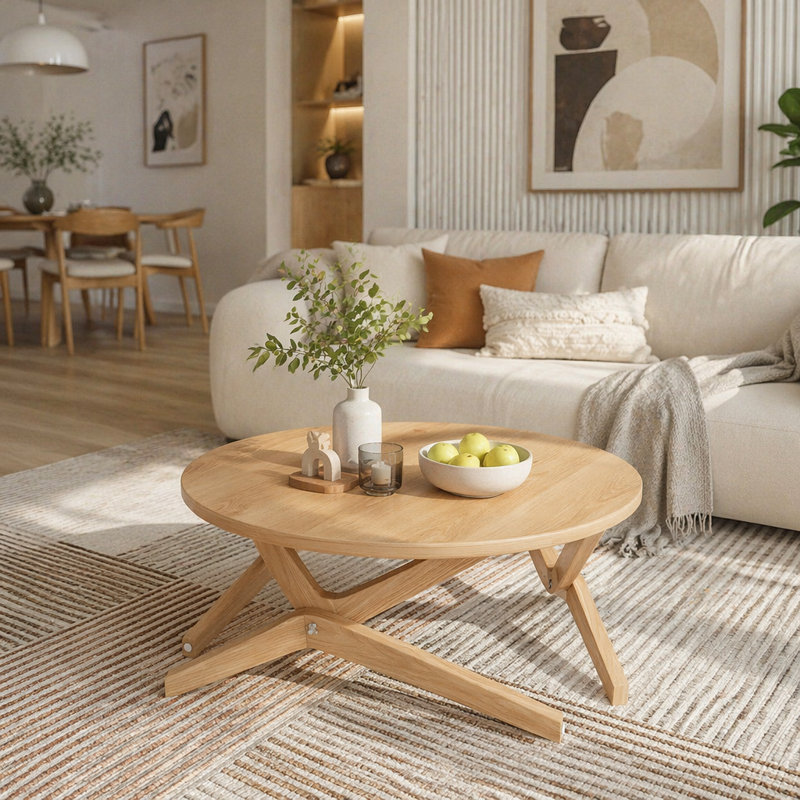 Round 2-in-1 Transformer Coffee Table