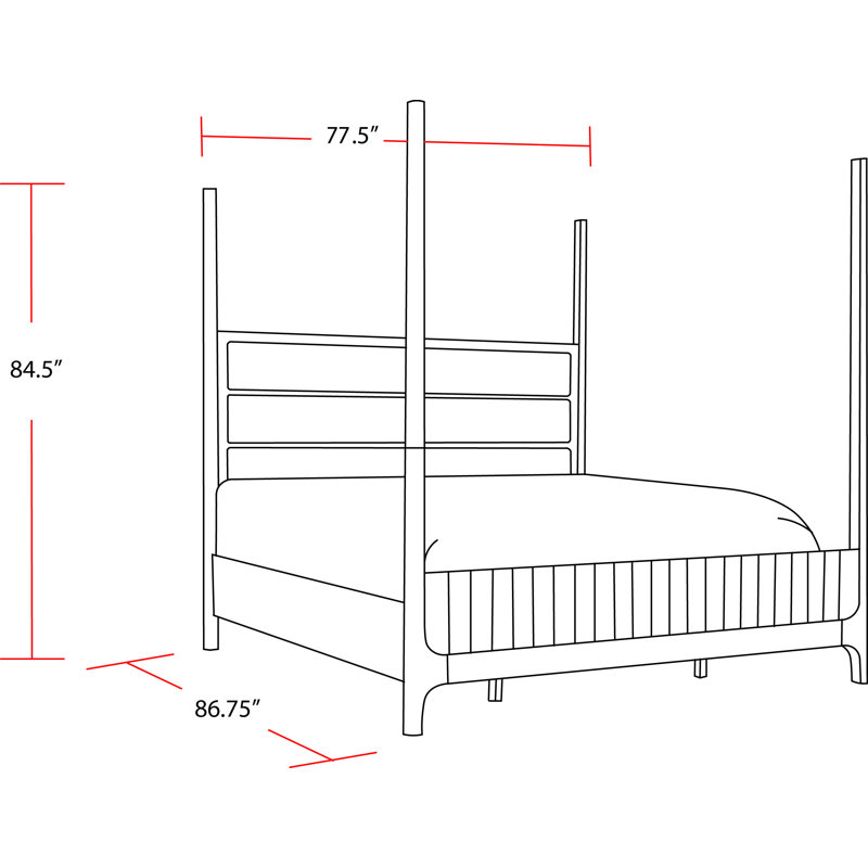 Pula Poster Bed, King