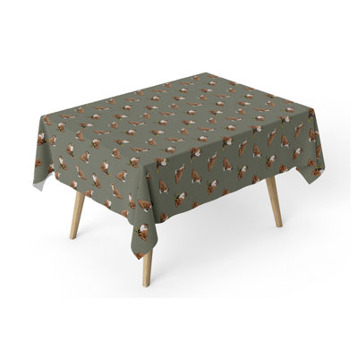 Foxes Tablecloth 145x160 Cm