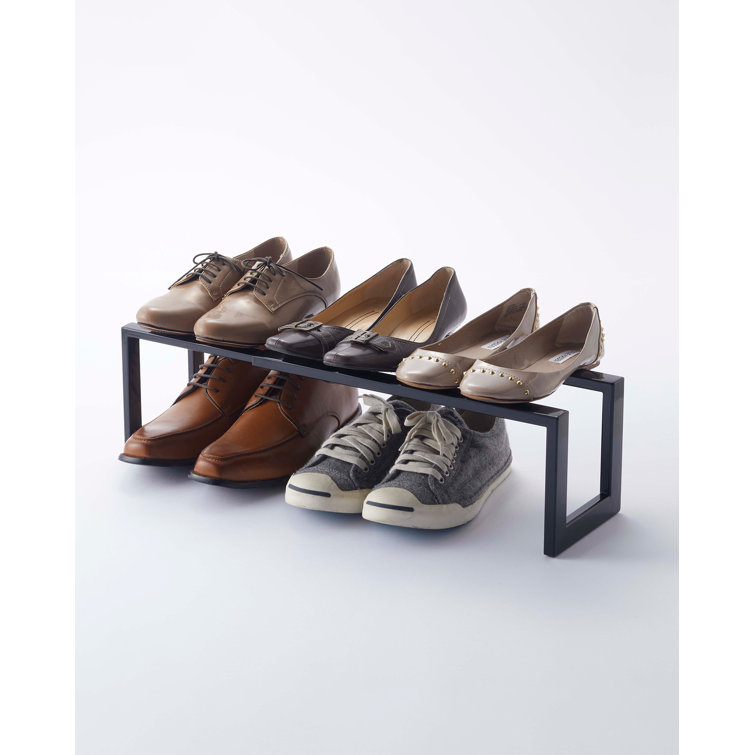 https://assets.wfcdn.com/im/16614976/resize-h755-w755%5Ecompr-r85/2248/224814460/Yamazaki+Home+Adjustable+Shoe+Rack%2C+Small%2C+Steel%2C++Holds+4+to+8+shoes%2C+Expandable%2C+Stackable.jpg