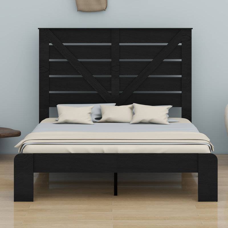 Tête de lit, tête de lit plateforme, grand rangement sous le lit, Double