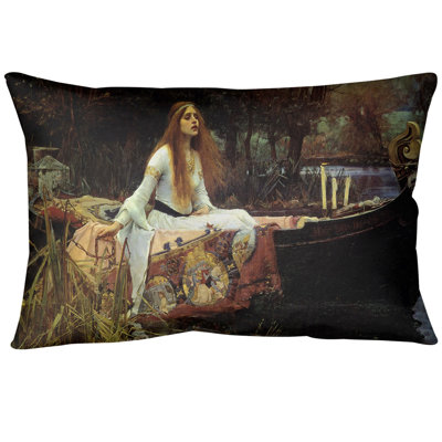 Coussin lombaire the lady of shalott