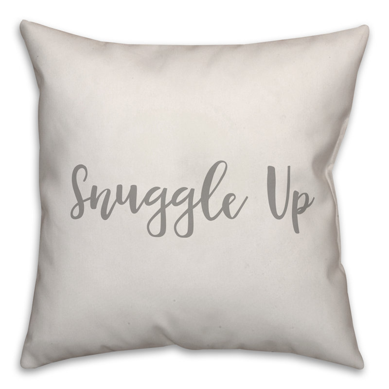  Coussin Snuggle Up, Blanc, Housse de coussin