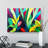 Vibrant Jungle Abstract - Wrapped Canvas Print-331878651