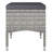  Garden Bistro Set Grey Poly Rattan Compact Removable Covers-245917405