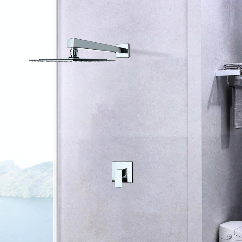 Robinet de douche mural avec soupape fixe - Fabrication en laiton raffiné