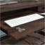 Bureau d'ordinateur, finition brune