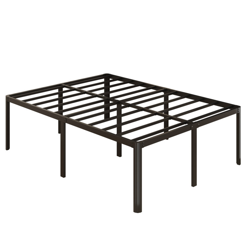 Structure de lit 22 po avec pieds d'angle arrondis, Roi