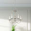 Lustre style chandelier 5 lumières Cloverfield-67131040