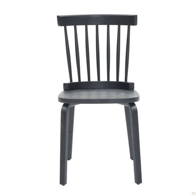 Windsor Dining Chairs Set Of 2,Wood Farmhouse Spindle Back, Widen Seat, Mid-Century Modern French Country Style