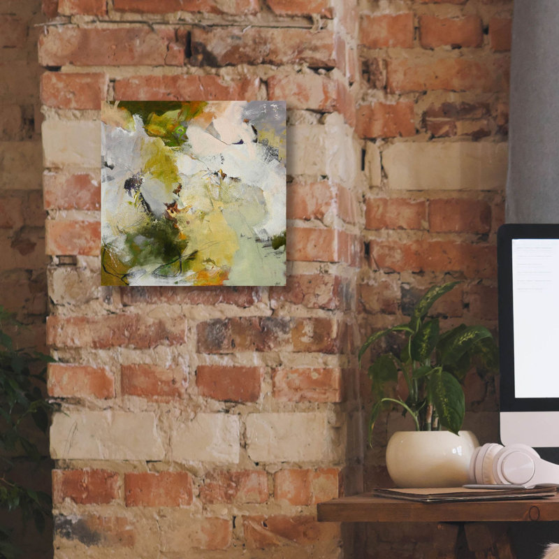  «Evergreen 2» par Design Fabrikken, art mural sur toile, H 12 po x l 12 po