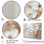 Minimalisme beige et orchidées II - ensemble d'art mural sur toile Orchidées-107768022-107768027
