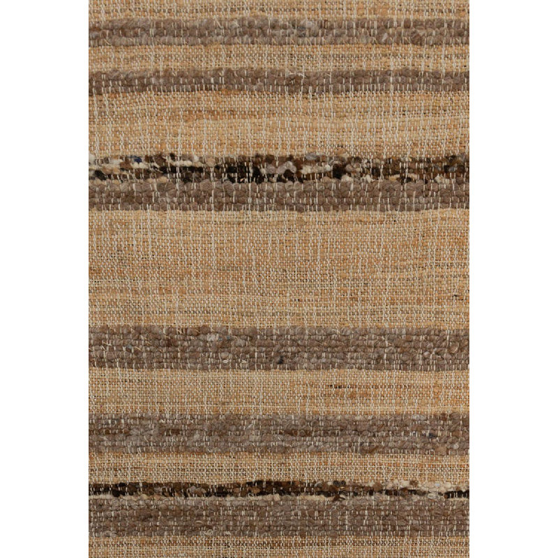 Tapis rectangulaire noir naturel Aquila, Rectangle de 10 pi x 14 pi