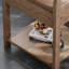 Support pour plante en bois massif multi-couches avec tiroir