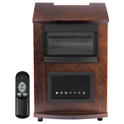 1500W Infrared Heater Electric Space Heater LED Screen Timer Adjustable