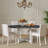 Kyree 5-Piece Extendable Dining Table Set with Upholstered Chairs-1964509488-1964509490-1964509494
