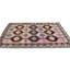 Tapis oriental délavé semi-antique semi-antique