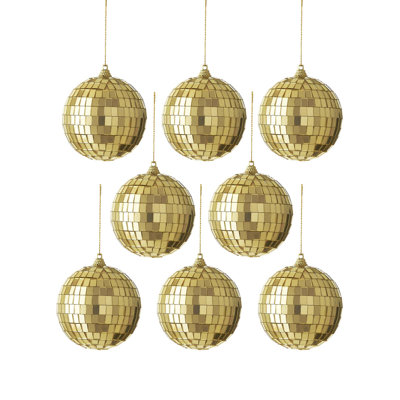 8cm Glass Bauble