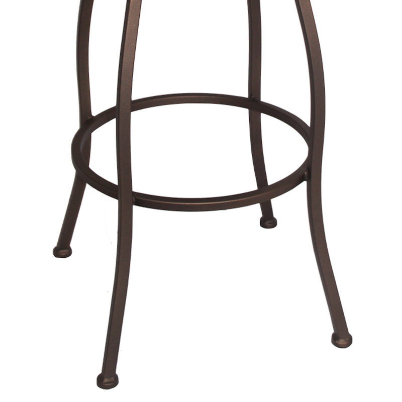 Swivel Upholstered Counter Stool with Metal Frame, Bar Stool (30" Seat Height)