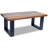 Rectangular Coffee Table, Fully Handmade,  39.4''x19.7''x15.8'', Solid Teak Wood, Multicolor