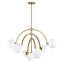 Lustre 7 lumières en laiton Marias-1239536836