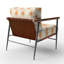 Chaise d'appoint Starburst - chaise avec accoudoirs boho sun minimal orange-187901562
