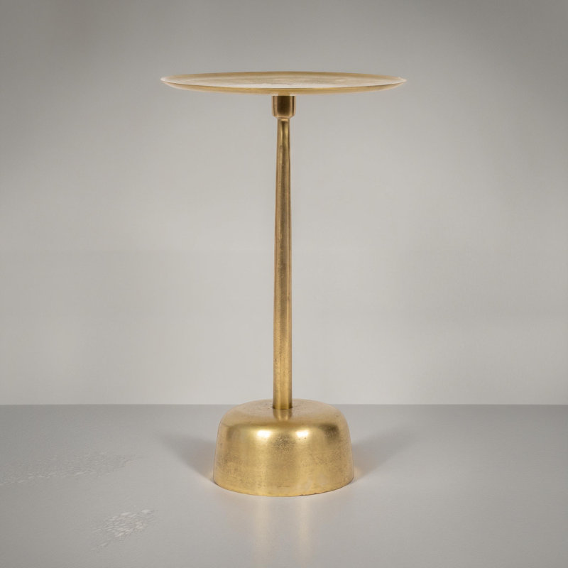 Metal Martini Table, Gold