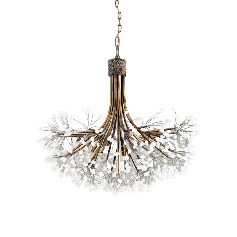 Lustre clair classique / traditionnel, Bronze antique, Rose, 20” Length x 20” Width x 20” Height
