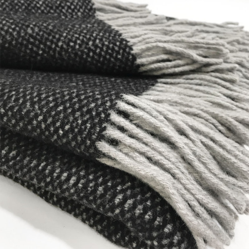 Jeté Fibre par Auskin, Noir