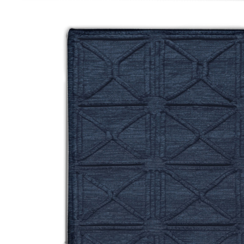 Tapis gris intérieur et extérieur Trellis, Rectangle 4pi x 6 pi