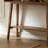 Simple Rectangular Brown Solid Wood Console Table